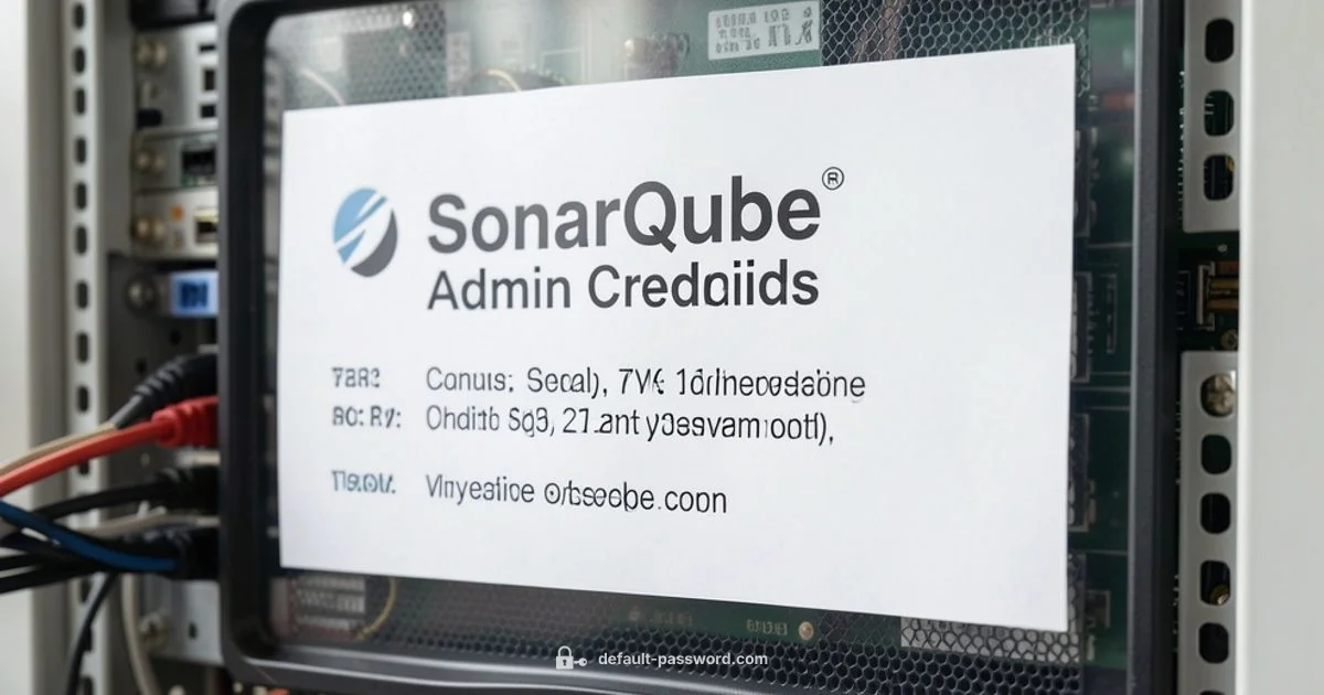 Secure SonarQube Access - Default Password