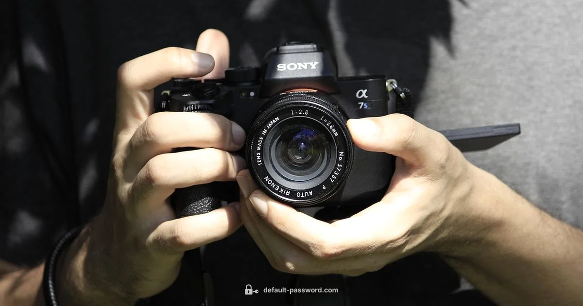 Sony Camera Password - Default Password