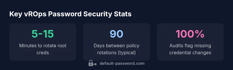 Infographic showing password security stats for vROps