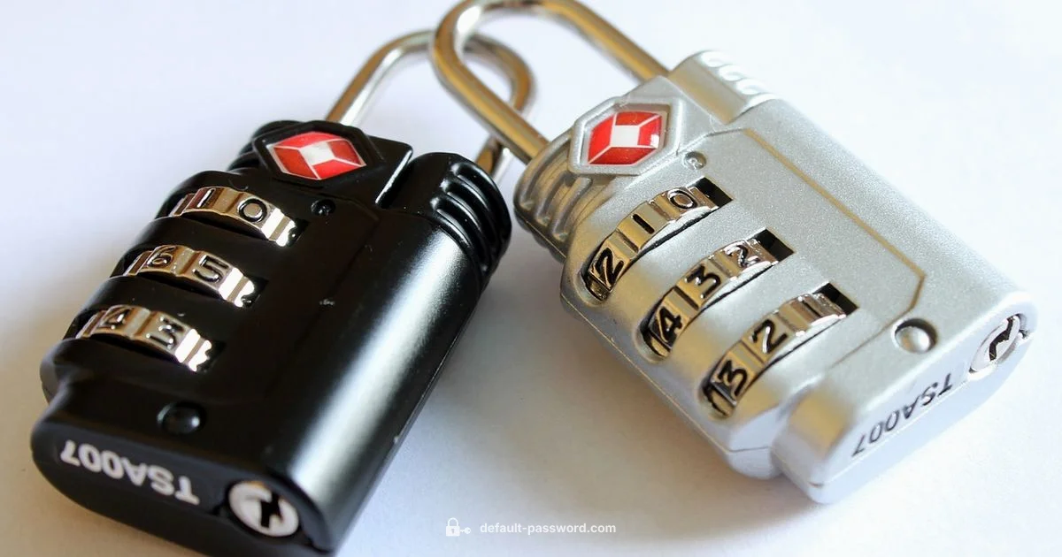 Safari Lock Guide Safari Lock Guide - Default Password