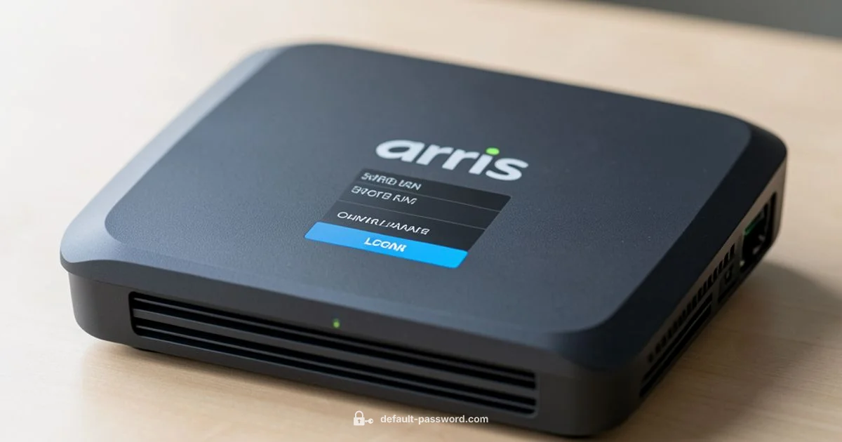 Arris Admin Access - Default Password