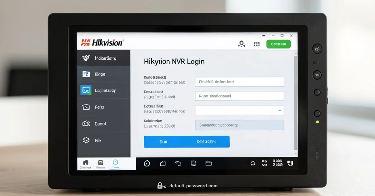 NVR Login Guide - Default Password