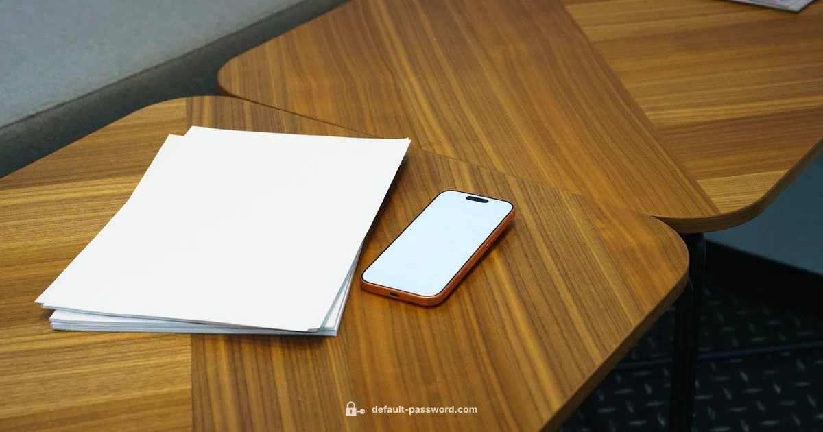 Default Password Guide