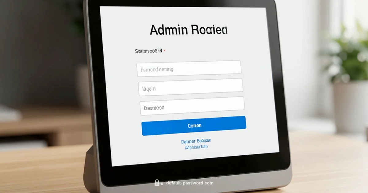 Default Login Guide - Default Password