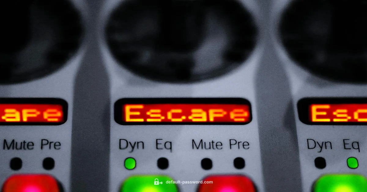 Secure Admin Access - Default Password