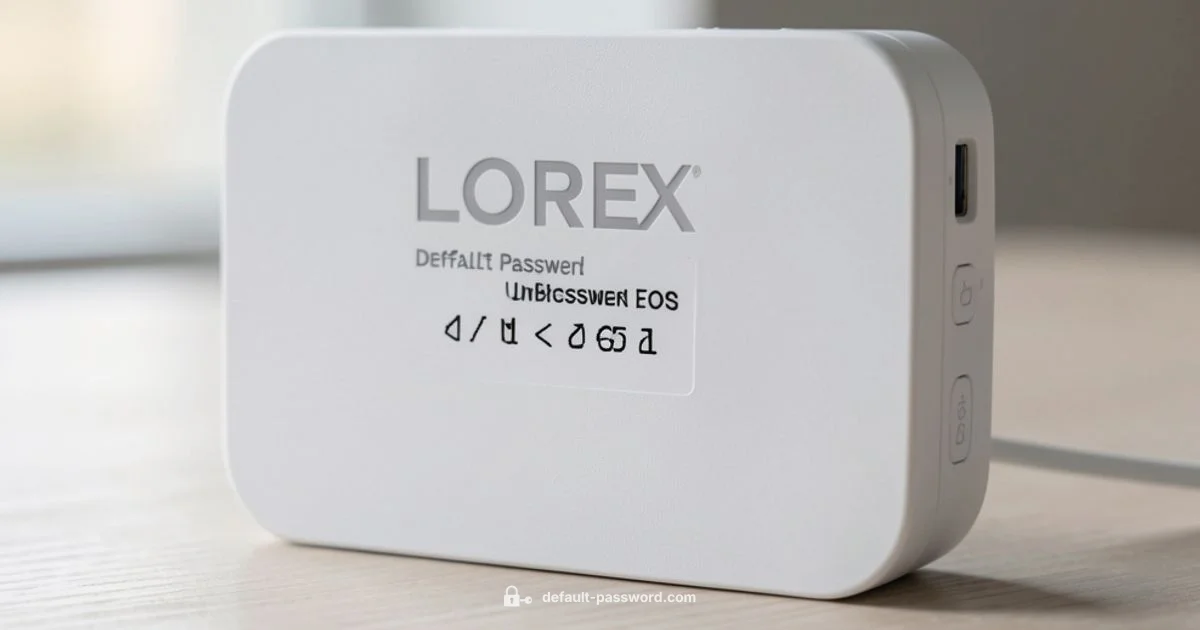 Lorex Default Password