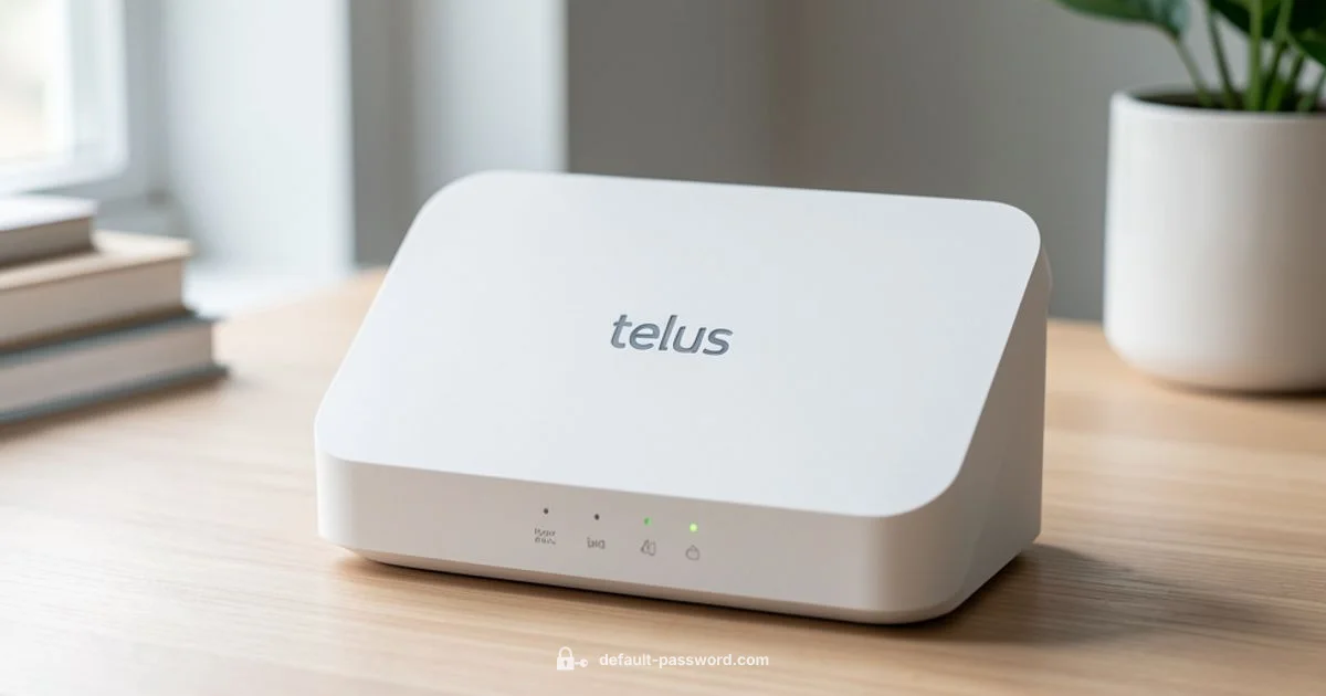 TELUS Admin Access - Default Password
