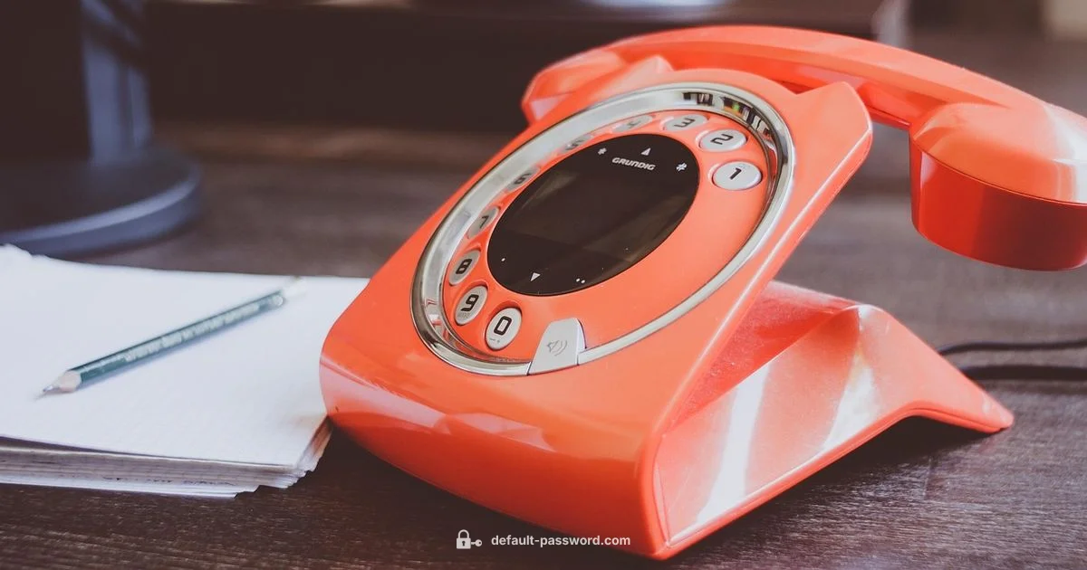 Fanvil Defaults Fanvil Defaults - Default Password