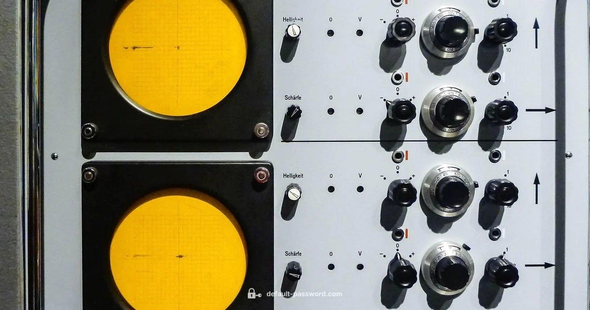 VFD Access Security - Default Password