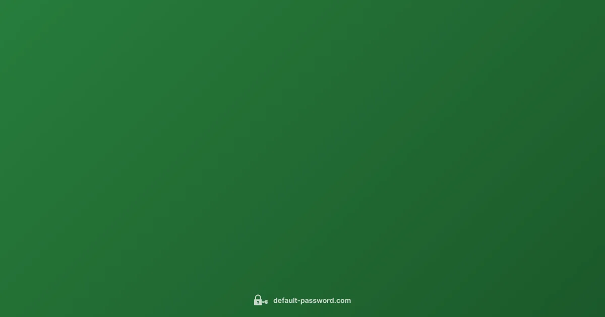 Default Password Guide Default Password Guide (illustration)