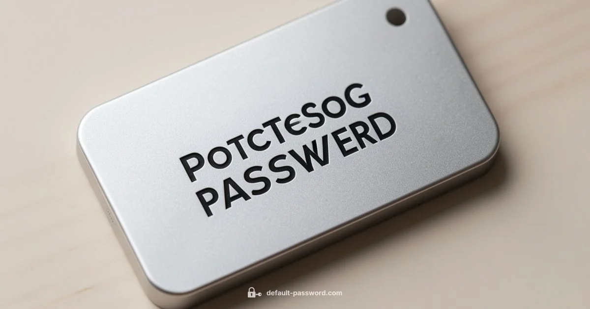 PostgreSQL Password Guide - Default Password