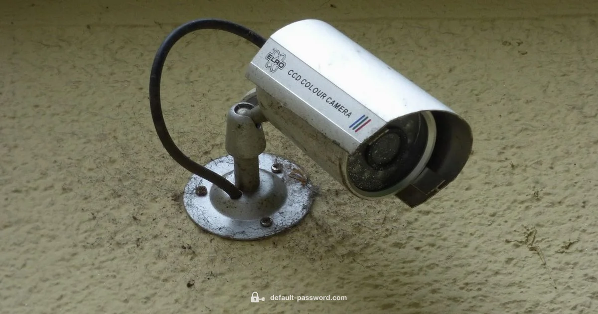Secure Camera Passwords - Default Password