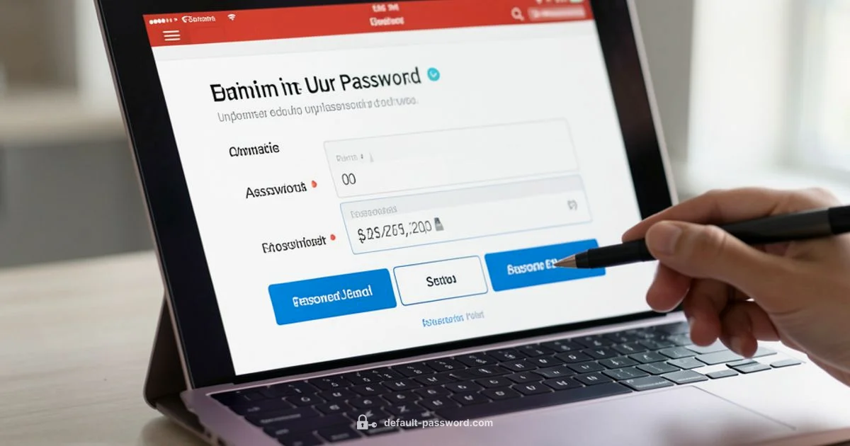Admin Password Setup - Default Password