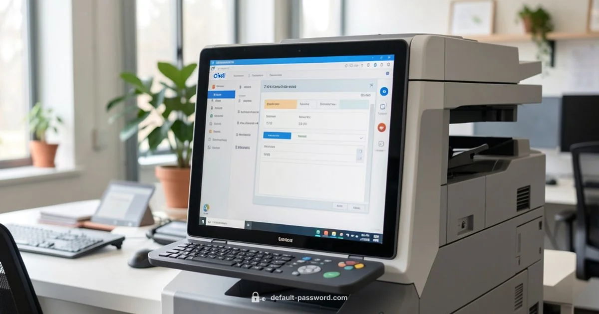 oki Admin Password - Default Password