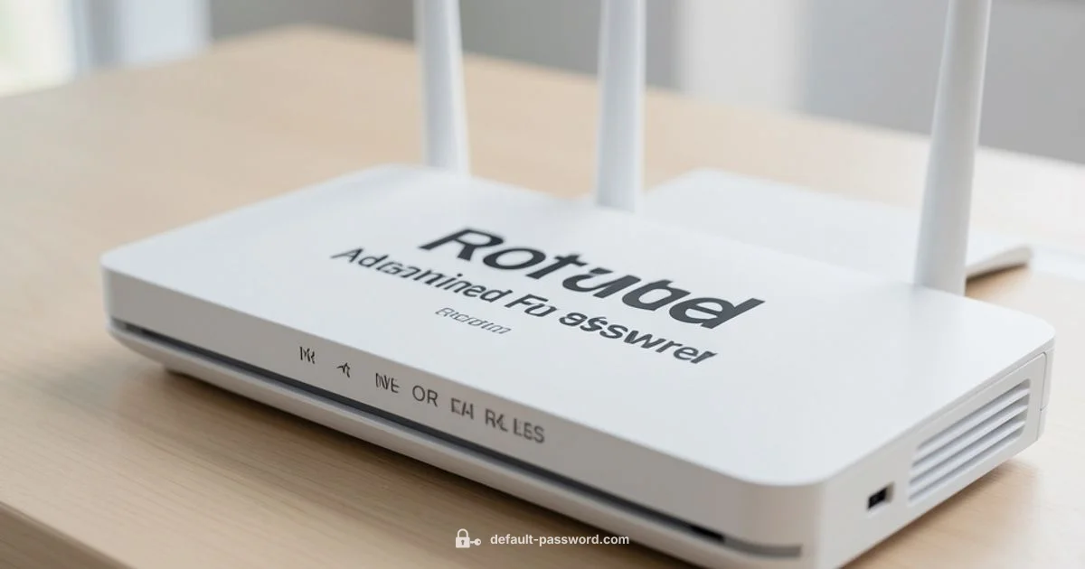 Forgot Router Admin - Default Password