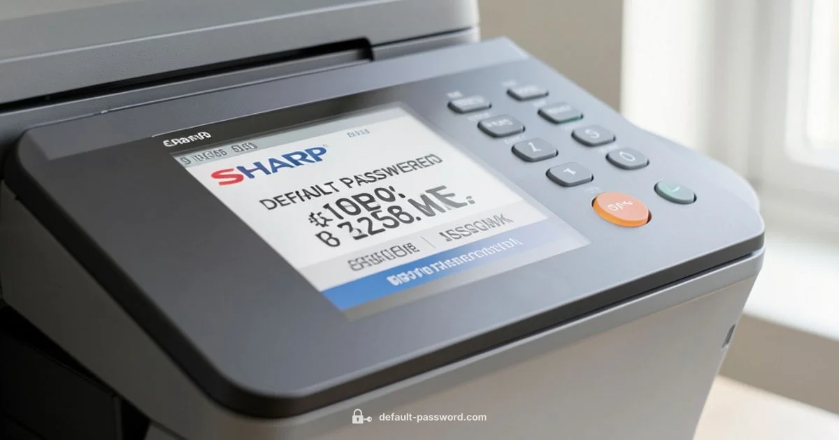 Printer Passwords - Default Password