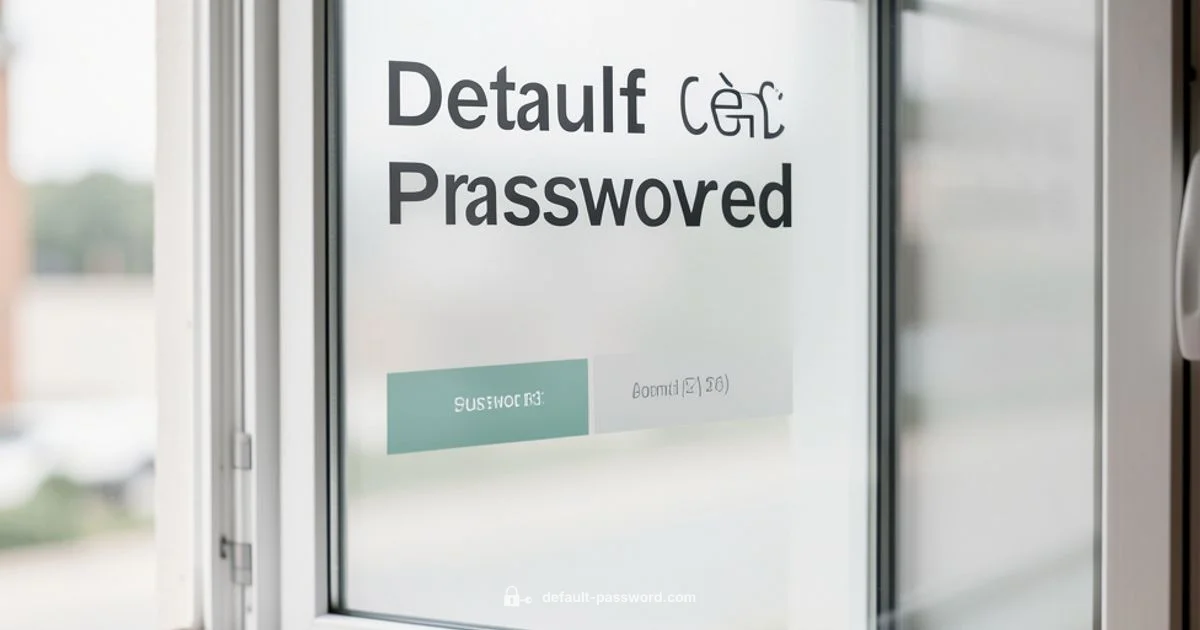 Default Windows Password - Default Password