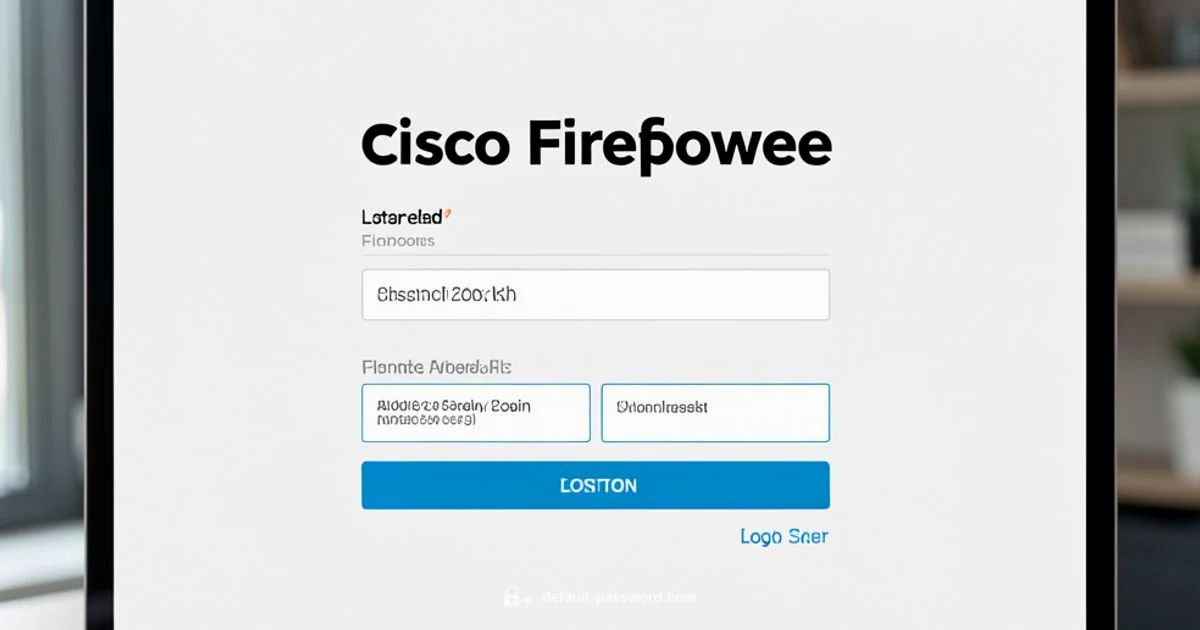 Cisco Firepower Login - Default Password