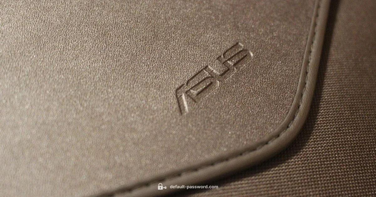 ASUS Router Passwords - Default Password