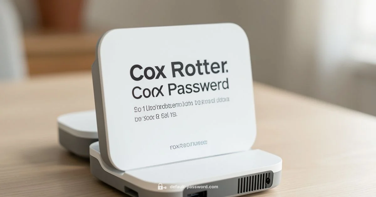 Cox Router Password Guide - Default Password