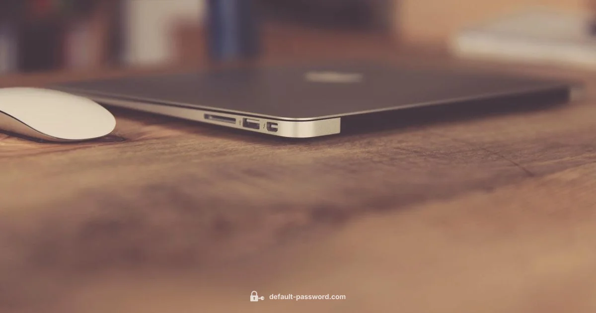 Linksys Default Guide - Default Password