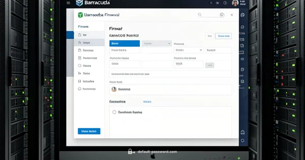 Barracuda Admin Security - Default Password