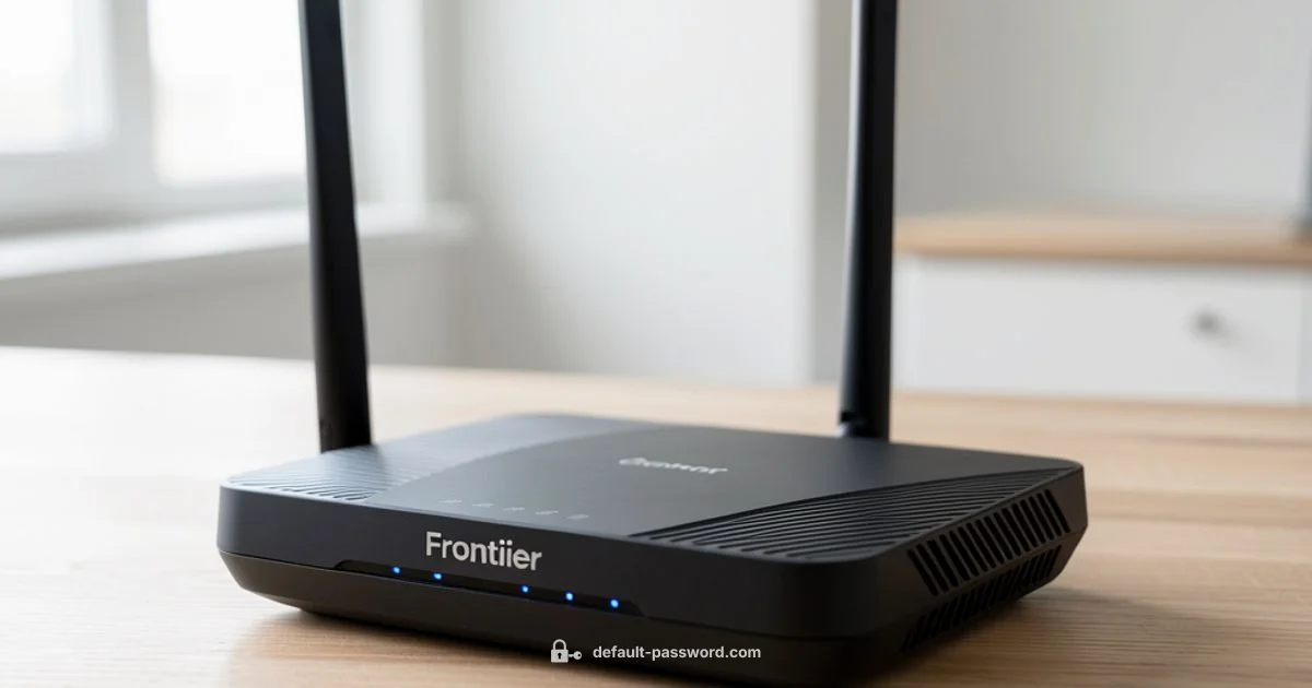 Frontier Router Password Frontier Router Password - Default Password