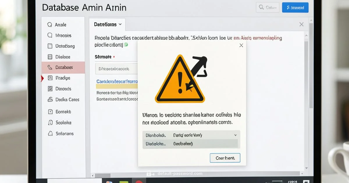 Secure Oracle Credentials - Default Password