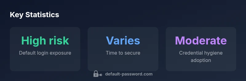 Key statistics on default login safety and recovery for USG Pro 4