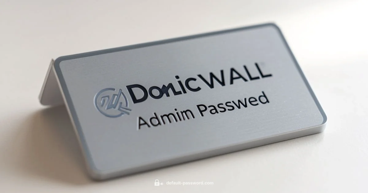 Secure Dell SonicWall Admin Secure Dell SonicWall Admin - Default Password