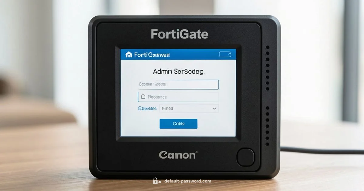 Fortigate Password Guide - Default Password
