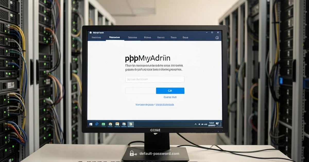 Secure phpMyAdmin Access - Default Password