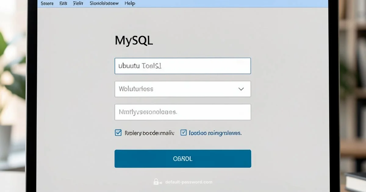Secure MySQL on Ubuntu - Default Password