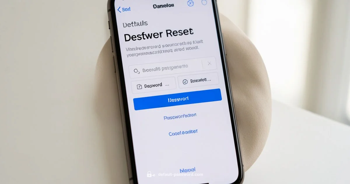Reset Default Passwords Reset Default Passwords