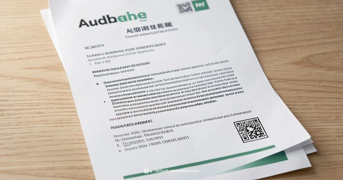 Aadhaar PDF Security - Default Password